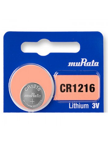 Murata Μπαταρία Λιθίου Ρολογιών CR1216 3V (1 τεμ)