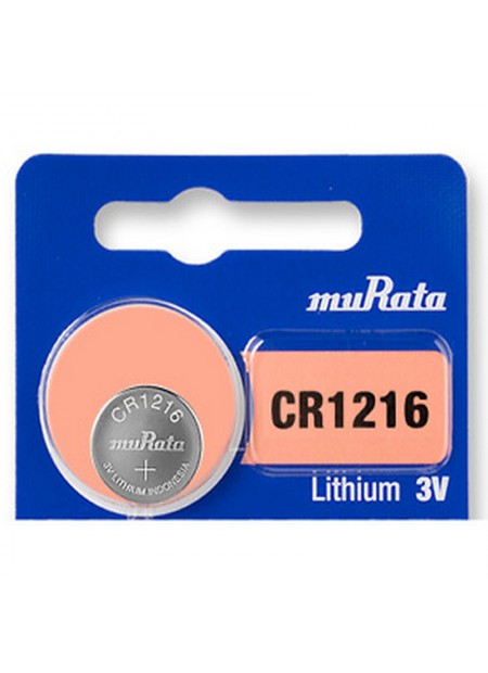 Murata Μπαταρία Λιθίου Ρολογιών CR1216 3V (1 τεμ)