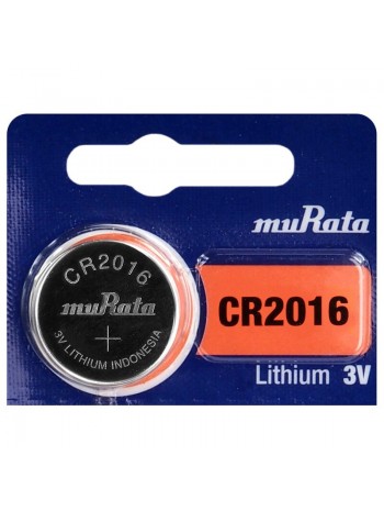 Murata Μπαταρία Λιθίου Ρολογιών CR2016 3V (1 τεμ)