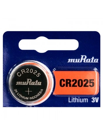 Murata Μπαταρία Λιθίου Ρολογιών CR2025 3V (1 τεμ)