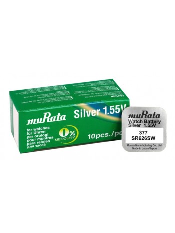 Murata 377 Μπαταρία Λιθίου Ρολογιών SR626 1.55V (1 τεμ)