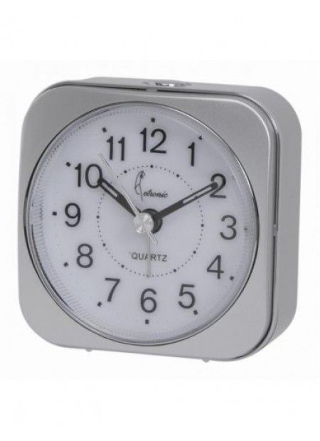 Αθόρυβο ξυπνητήρι Cetronic T1407 Ασημί