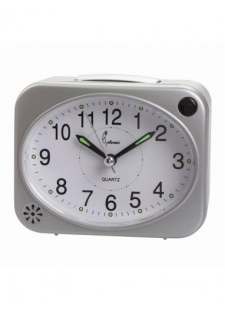 Αθόρυβο ξυπνητήρι Cetronic T9904 Ασημί