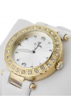 FESTINA Crystals Gold White Leather Strap F16646/1