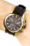 FESTINA Gold Black Rubber Chronograph F16839/1