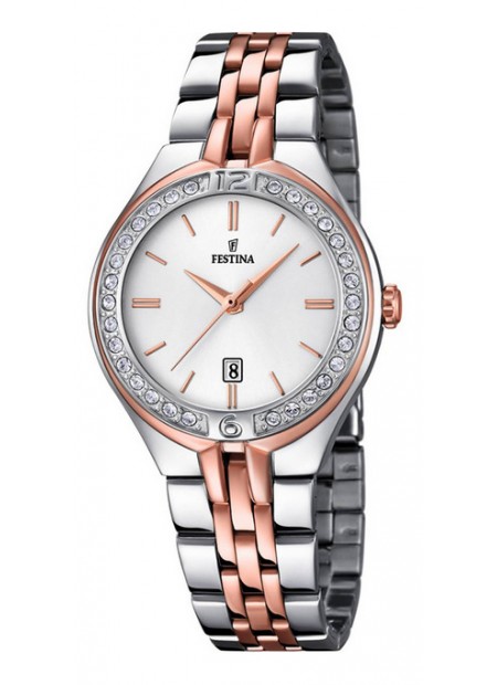 FESTINA Crystals Two Tone Stainless Steel Bracelet F16868/2