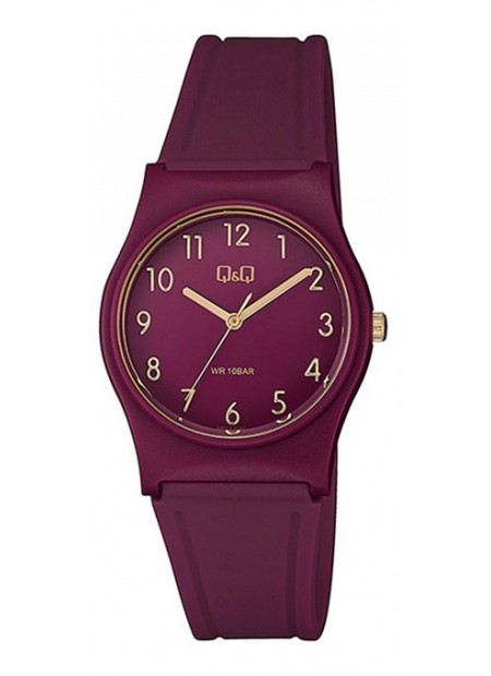 Q&Q Red Rubber Strap VP34J080Y