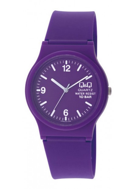 Q&Q Purple Rubber Strap VP46J016Y