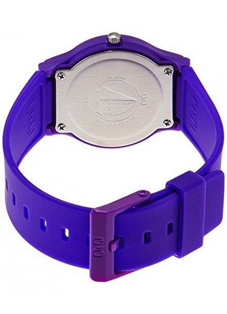 Q&Q Purple Rubber Strap VP46J016Y