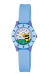 Q&Q Light Blue Rubber Strap VQ13J002Y