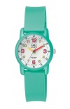 Q&Q Turquoise Rubber Strap VR41J004Y