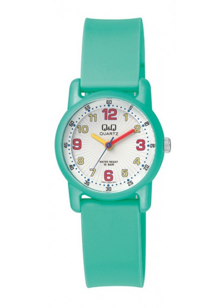 Q&Q Turquoise Rubber Strap VR41J004Y