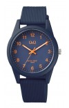 Q&Q Blue Rubber Strap VS12J012Y
