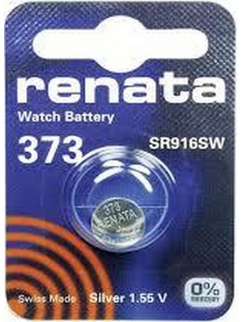 Ελβετική Μπαταρία Ρολογιών Renata 373/SR916SW Silver Oxide SR68 1.55V (1 τεμ)