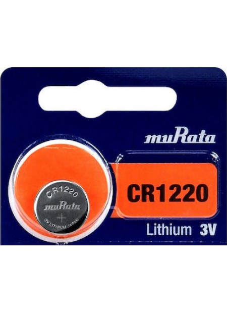 Murata Μπαταρία Λιθίου Ρολογιών CR1220 3V (1 τεμ)