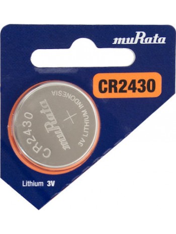 Murata Μπαταρία Λιθίου Ρολογιών CR2430 3V (1 τεμ)