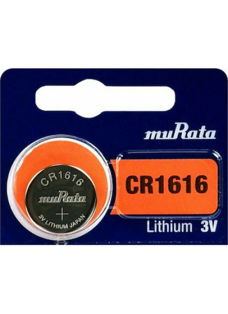 Murata Μπαταρία Λιθίου Ρολογιών CR1616 3V (1 τεμ)
